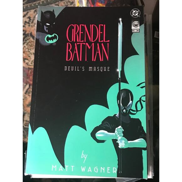 Batman/Grendel #1 Devil's Riddle & #2 Devil's Masque-Complete- DC/Comico 1993 - Picture 4 of 5